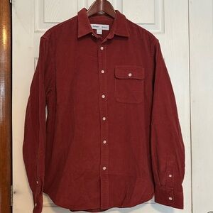 Men’s Old Navy Button Down Corduroy Shirt Size Large NWT
